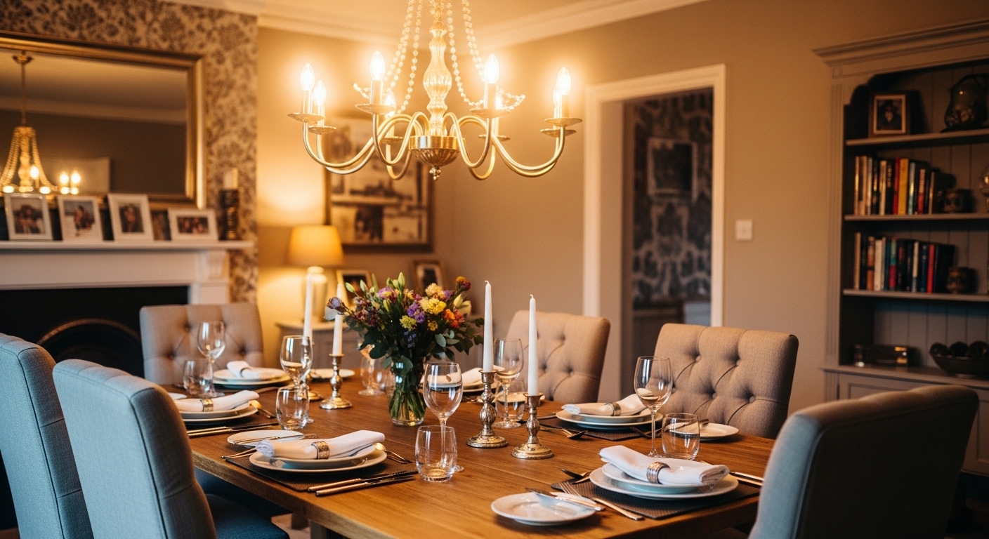 Dining Room Lighting for a Family That Actually Eats Together