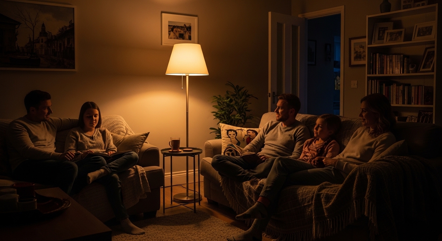 The Family Room Lighting Makeover That Took One Weekend