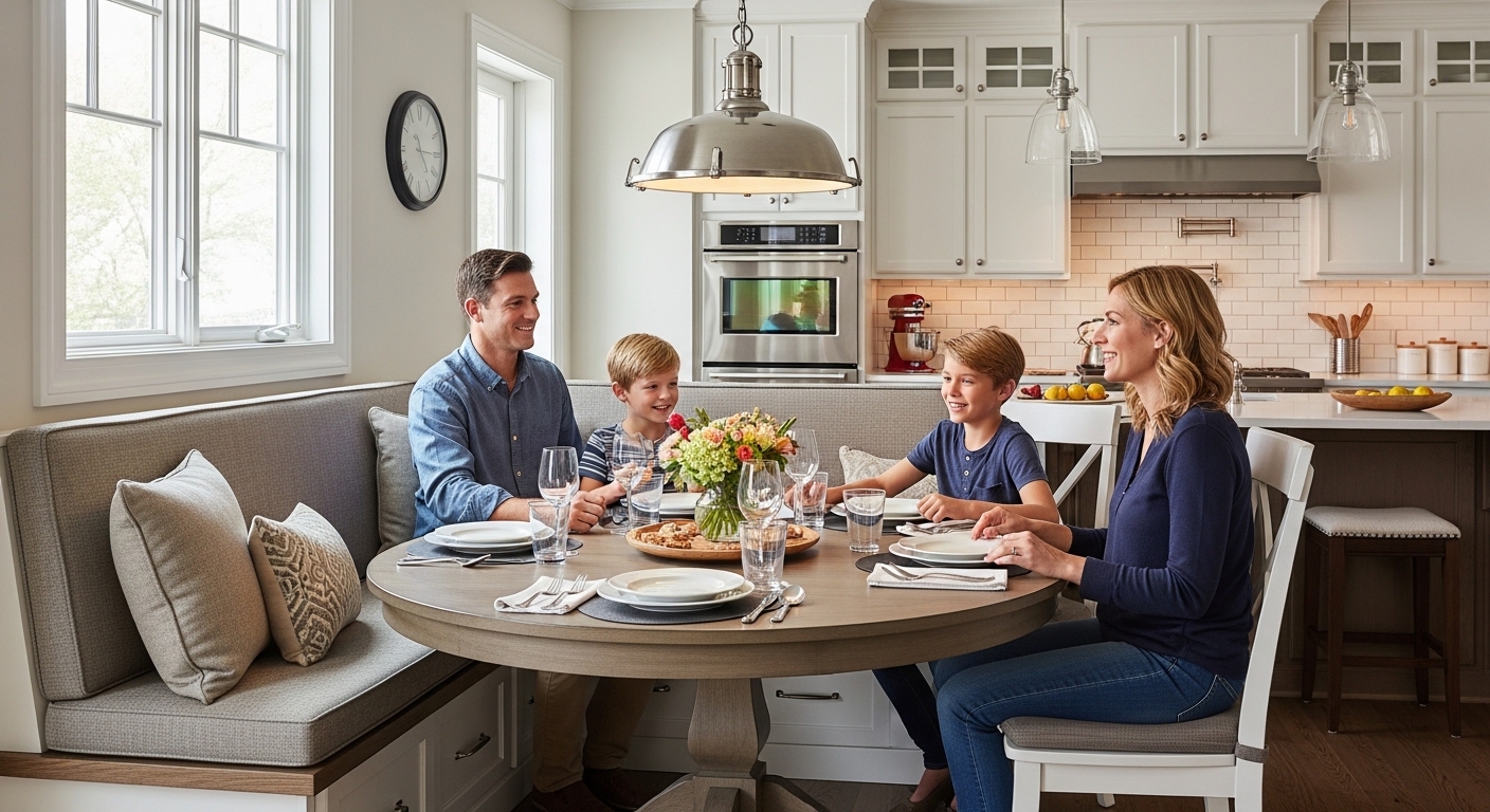 How We Added a Kitchen Banquette (And What It Did to Our Family Dinners)