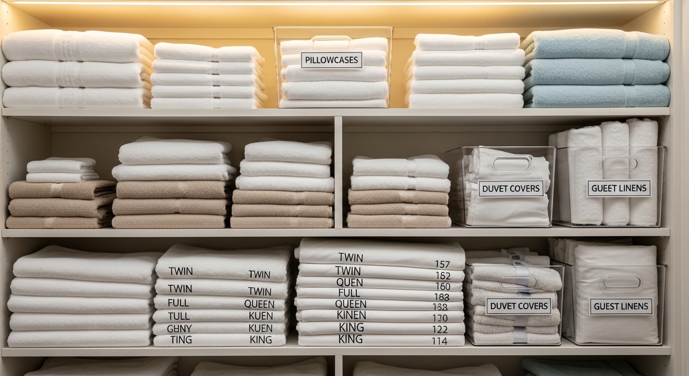 The Linen Closet Organization System We've Used for 5 Years