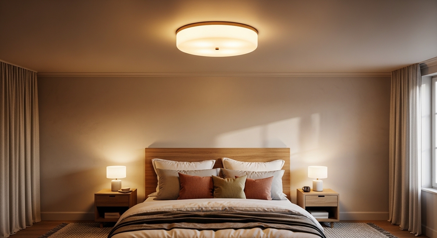 Why We Chose a Semi-Flush Mount Over a Chandelier (And When to Do the Opposite)